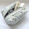 Kitcheniva Quilted Puffy Floral Makeup Bag with Zipper Closure